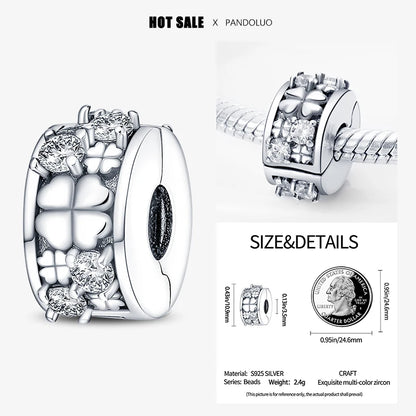 2024 New in Hot Sale Original Charm Beads Fit Pandora Bracelet For Women 925 Silver Glow Discoloration Pendant Bead Jewelry Gift